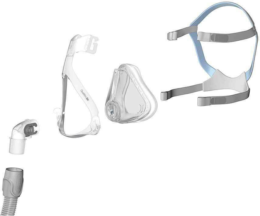 ResMed Quattro Air Στοματορινική Μάσκα για Συσκευή Cpap / Bipap